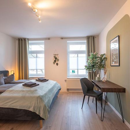 Boho-Suite - Sauna, Netflix, Nespresso, Zentral, Messe Chemnitz Exterior foto